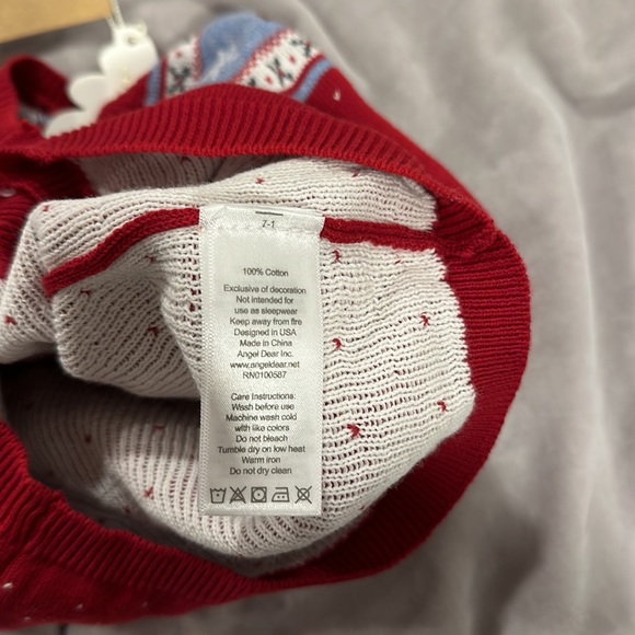 Angel Dear Fair Isle Reindeer Cardigen - Picture 7 of 7